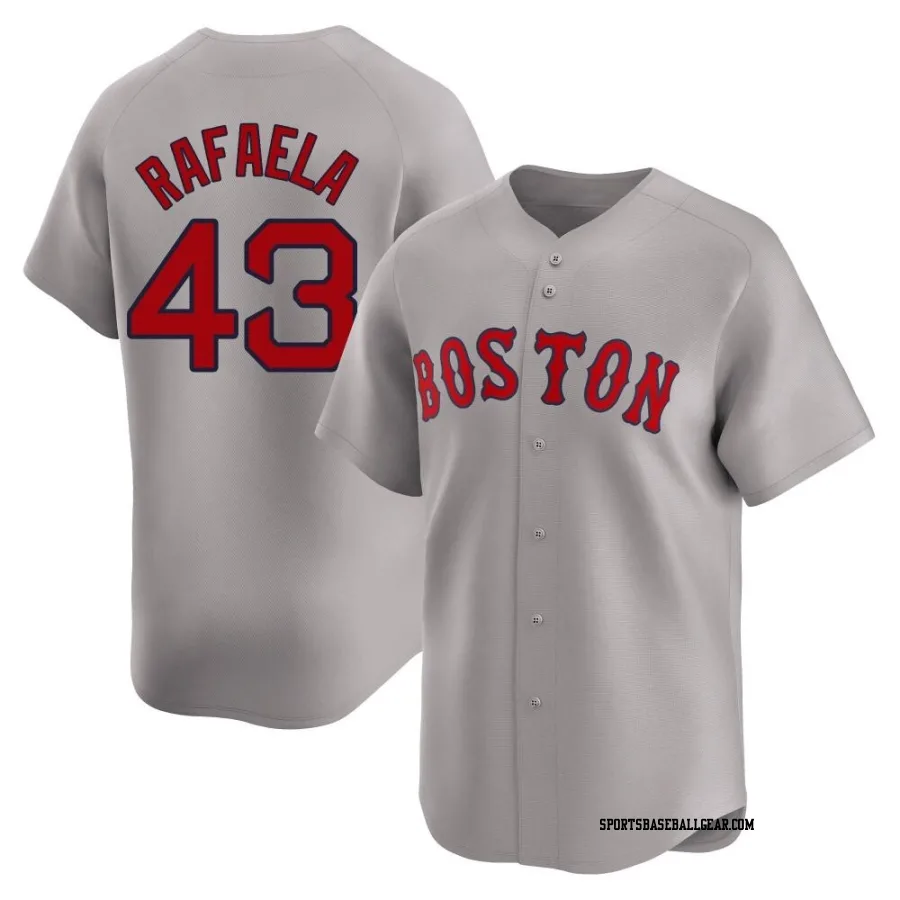 Ceddanne Rafaela Men's Boston Red Sox Gray Limited Away Jersey