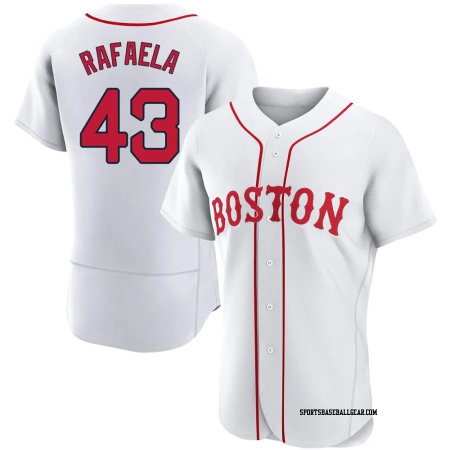 Ceddanne Rafaela Men's Boston Red Sox White Authentic 2021 Patriots' Day Jersey