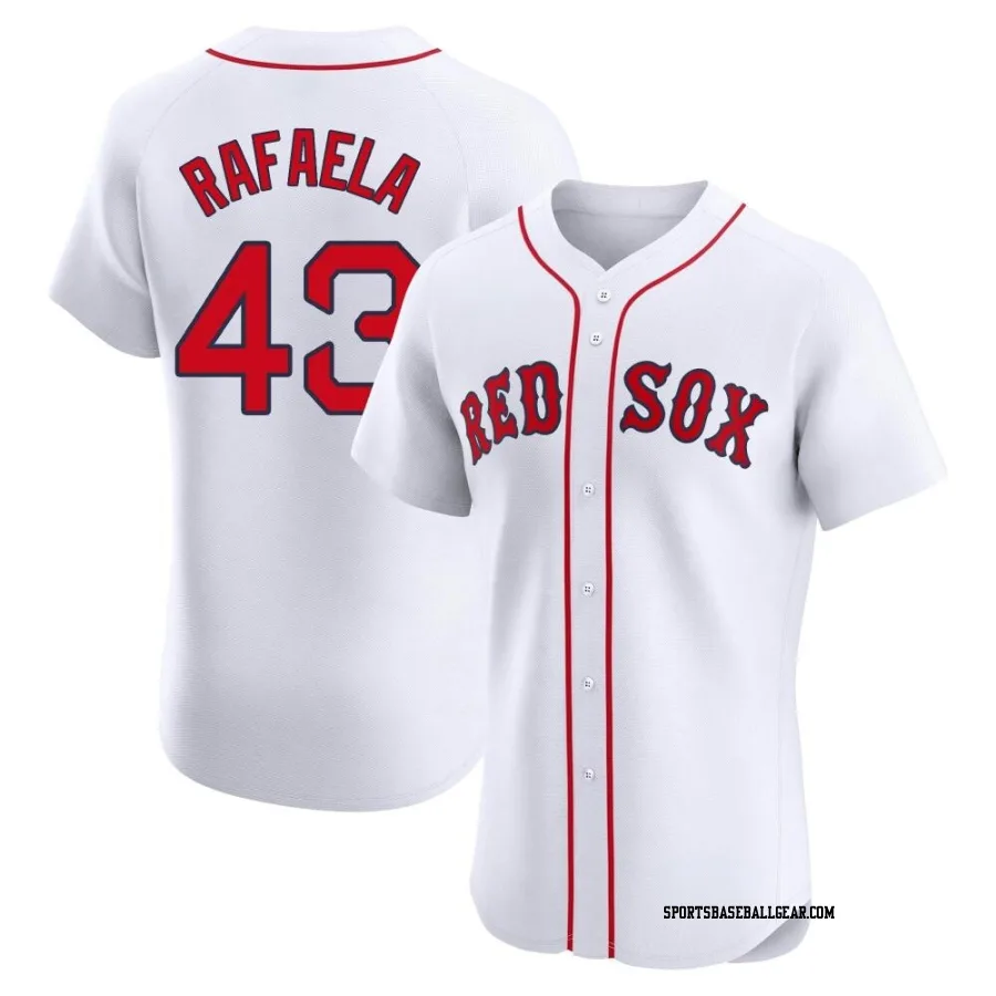 Ceddanne Rafaela Men's Boston Red Sox White Elite Home Jersey