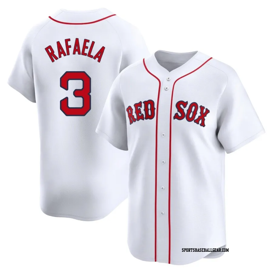 Ceddanne Rafaela Men's Boston Red Sox White Limited Home Jersey