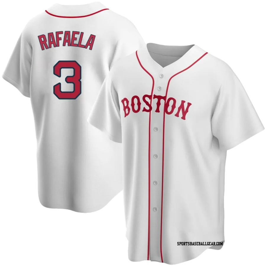 Ceddanne Rafaela Men's Boston Red Sox White Replica Alternate Jersey