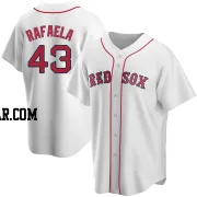 Ceddanne Rafaela Men's Boston Red Sox White Replica Home Jersey