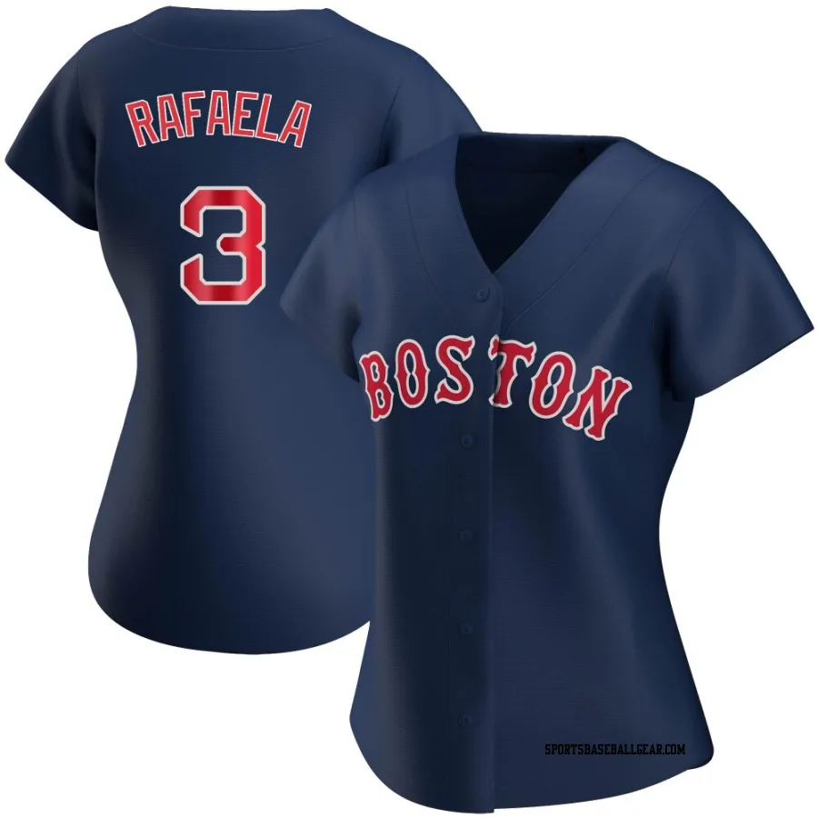 Ceddanne Rafaela Women's Boston Red Sox Navy Authentic Alternate Jersey