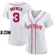 Ceddanne Rafaela Women's Boston Red Sox White Authentic 2021 Patriots' Day Jersey