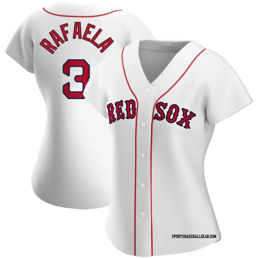 Ceddanne Rafaela Women's Boston Red Sox White Authentic Home Jersey