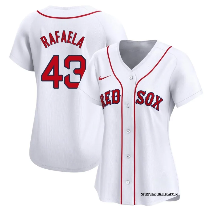 Ceddanne Rafaela Women's Boston Red Sox White Limited Home Jersey