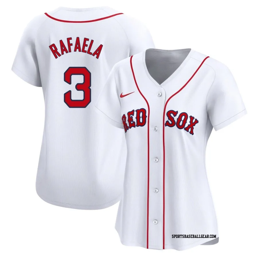 Ceddanne Rafaela Women's Boston Red Sox White Limited Home Jersey