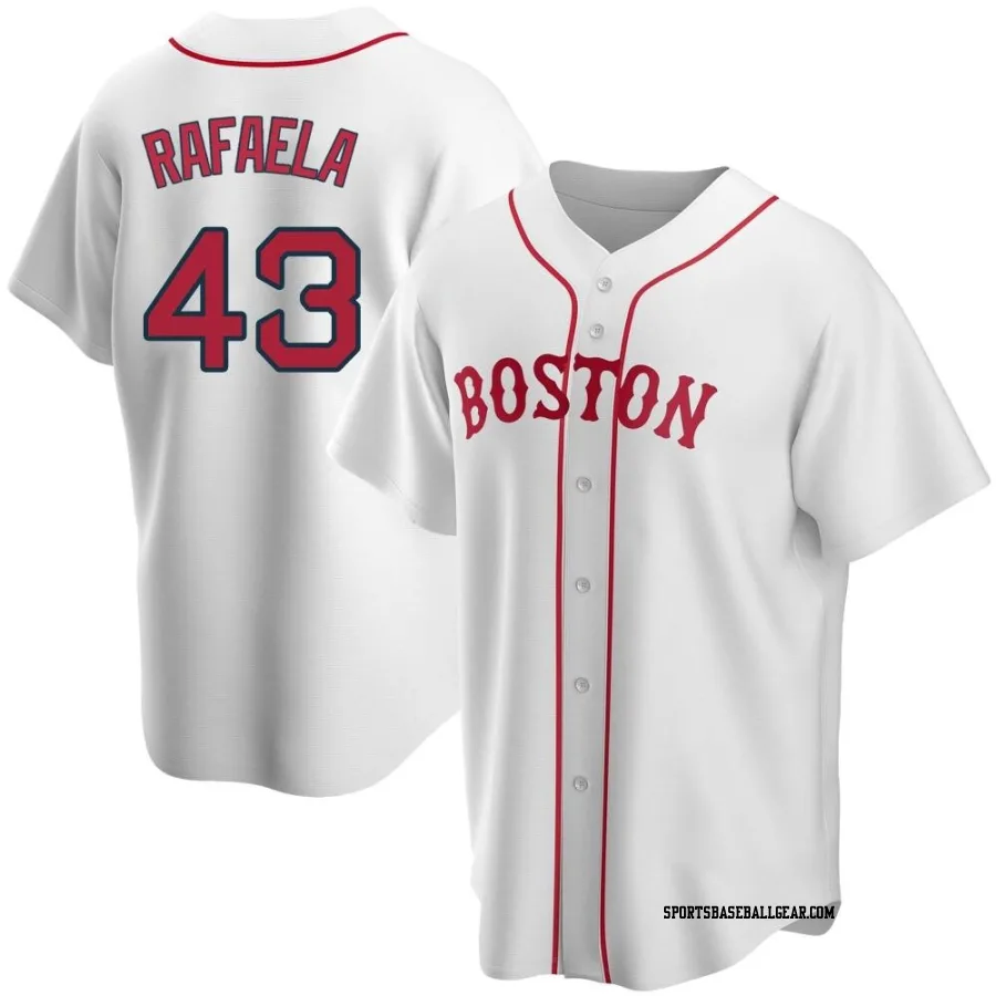 Ceddanne Rafaela Youth Boston Red Sox White Replica Alternate Jersey