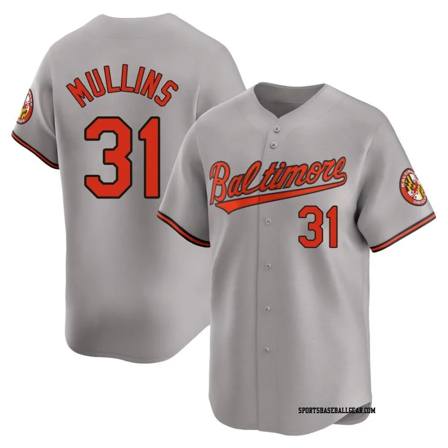 Cedric Mullins Men's Baltimore Orioles Gray Limited Road Jersey