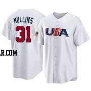 Cedric Mullins Men's Baltimore Orioles White Replica USA Baseball 2023 World Baseball Classic Jersey