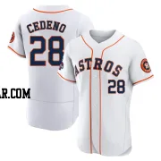 Cesar Cedeno Men's Houston Astros White Authentic 2022 World Series Champions Home Jersey