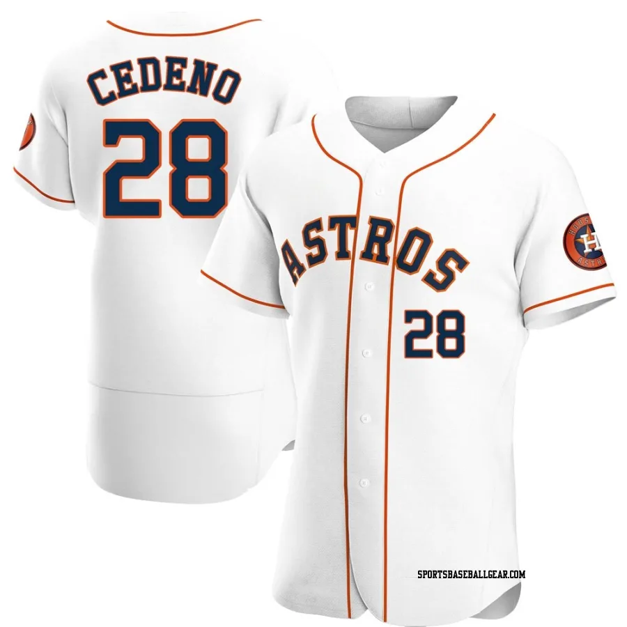 Cesar Cedeno Men's Houston Astros White Authentic Home Jersey