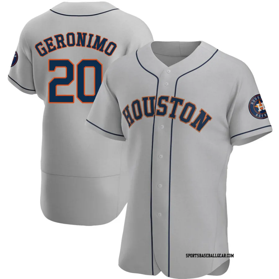 Cesar Geronimo Men's Houston Astros Gray Authentic Road Jersey