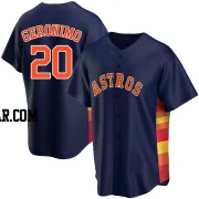 Cesar Geronimo Men's Houston Astros Navy Replica Alternate Jersey