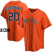 Cesar Geronimo Men's Houston Astros Orange Replica Alternate Jersey