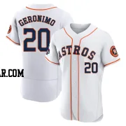 Cesar Geronimo Men's Houston Astros White Authentic 2022 World Series Champions Home Jersey