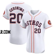 Cesar Geronimo Men's Houston Astros White Elite Home Jersey