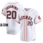 Cesar Geronimo Men's Houston Astros White Limited Home Jersey