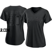 Cesar Geronimo Women's Houston Astros Black Authentic Pitch Fashion Jersey