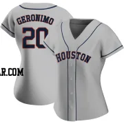 Cesar Geronimo Women's Houston Astros Gray Authentic Road 2020 Jersey