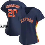 Cesar Geronimo Women's Houston Astros Navy Authentic Alternate Jersey