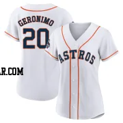 Cesar Geronimo Women's Houston Astros White Authentic 2022 World Series Champions Home Jersey