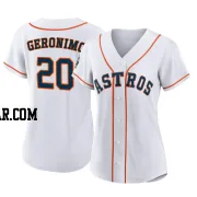 Cesar Geronimo Women's Houston Astros White Authentic 2022 World Series Home Jersey