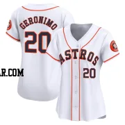 Cesar Geronimo Women's Houston Astros White Limited Home Jersey