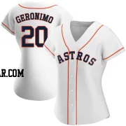 Cesar Geronimo Women's Houston Astros White Replica Home Jersey