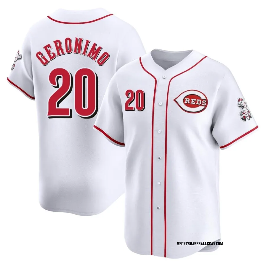 Cesar Geronimo Youth Cincinnati Reds White Limited Home Jersey