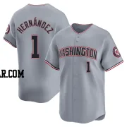 Cesar Hernandez Men's Washington Nationals Gray Limited Road Jersey