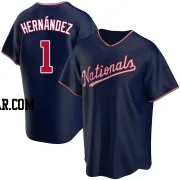 Cesar Hernandez Men's Washington Nationals Navy Replica Alternate Jersey