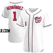 Cesar Hernandez Men's Washington Nationals White Authentic Alternate Jersey