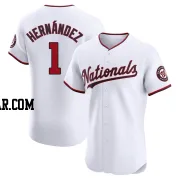 Cesar Hernandez Men's Washington Nationals White Elite Home Jersey