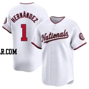 Cesar Hernandez Men's Washington Nationals White Limited Home Jersey