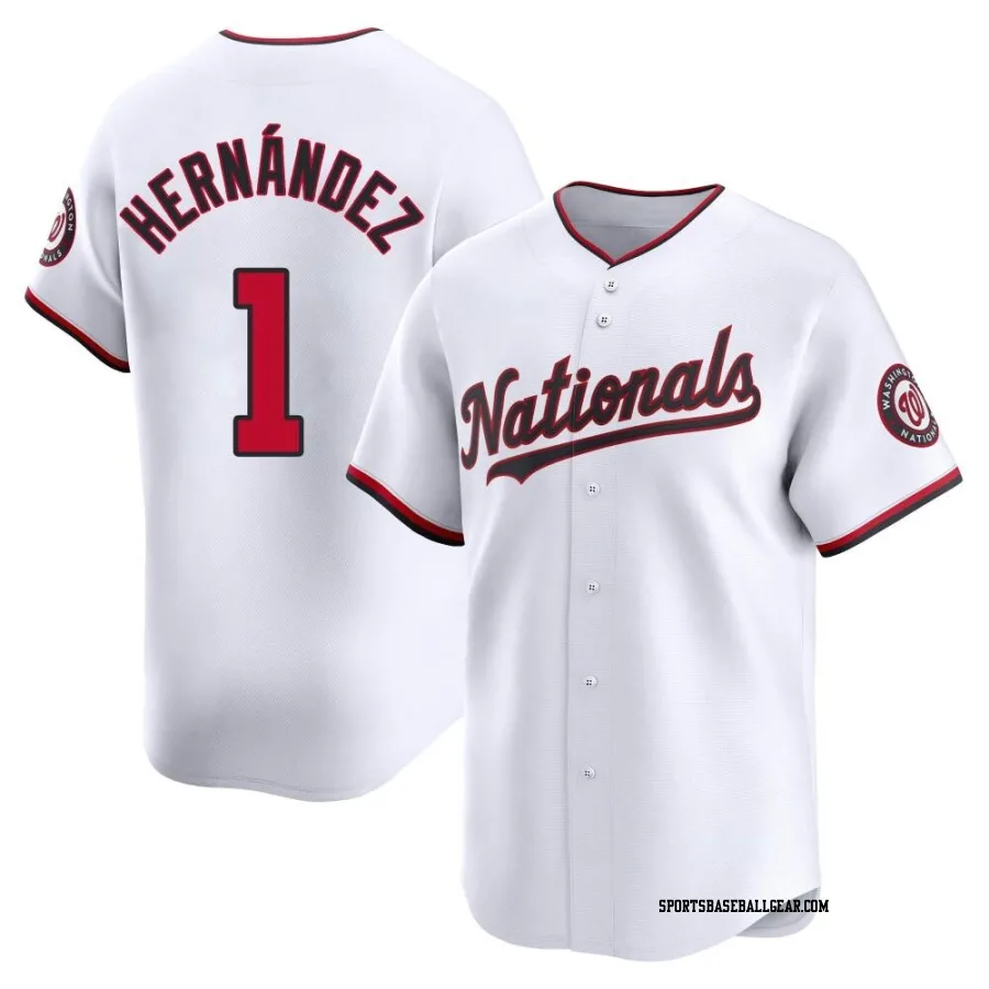 Cesar Hernandez Men's Washington Nationals White Limited Home Jersey