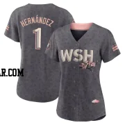 Cesar Hernandez Women's Washington Nationals Gray Authentic 2022 City Connect Jersey