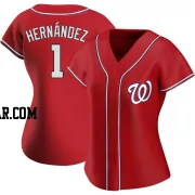 Cesar Hernandez Women's Washington Nationals Red Authentic Alternate Jersey