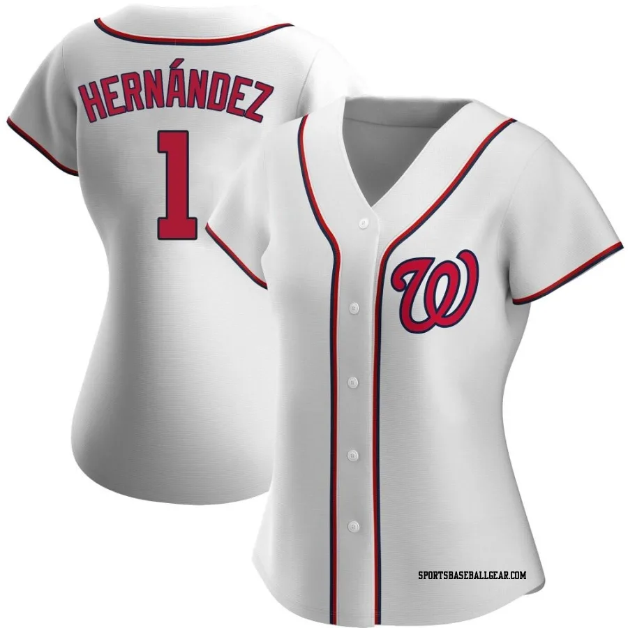 Cesar Hernandez Women's Washington Nationals White Authentic Home Jersey