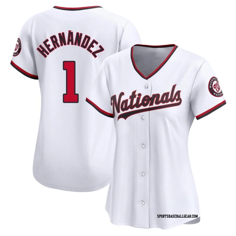 Cesar Hernandez Women's Washington Nationals White Limited Home Jersey