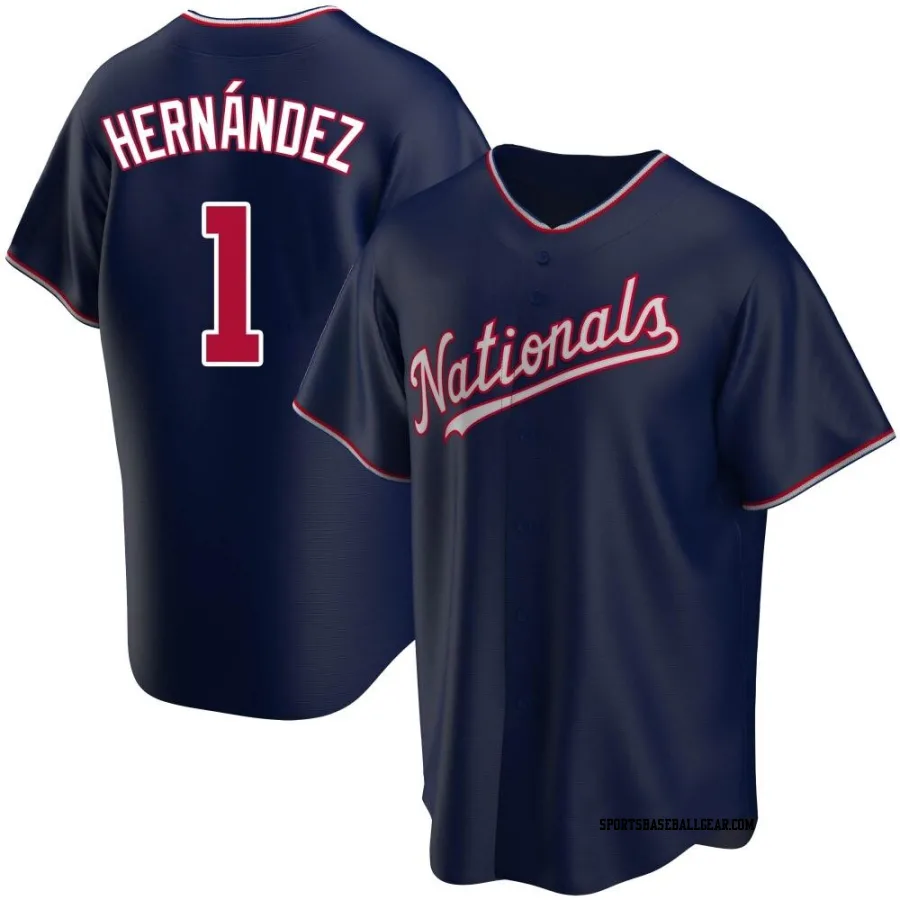 Cesar Hernandez Youth Washington Nationals Navy Replica Alternate Jersey