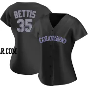 Chad Bettis Women's Colorado Rockies Black Authentic Alternate Jersey