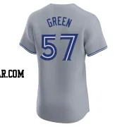 Chad Green Men's Toronto Blue Jays Gray Elite Road Jersey