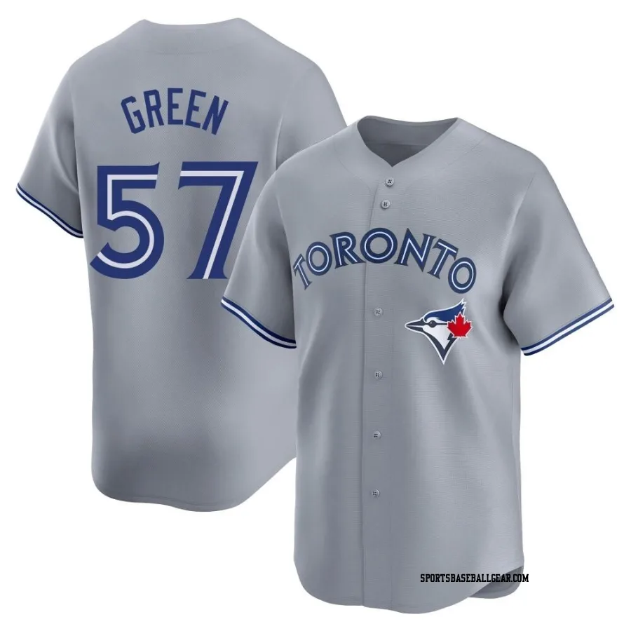 Chad Green Men's Toronto Blue Jays Gray Limited Away Jersey