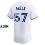 Chad Green Men's Toronto Blue Jays White Elite Home Jersey