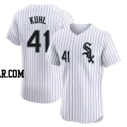 Chad Kuhl Men's Chicago White Sox White Elite Home Jersey