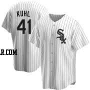 Chad Kuhl Men's Chicago White Sox White Replica Home Jersey