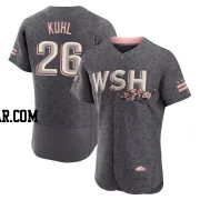 Chad Kuhl Men's Washington Nationals Gray Authentic 2022 City Connect Jersey