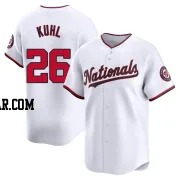 Chad Kuhl Men's Washington Nationals White Limited Home Jersey