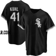 Chad Kuhl Youth Chicago White Sox Black Replica Alternate Jersey